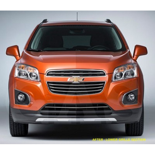 Front Lower Chrome Grille Trim for 2015-2016 Chevrolet Trax