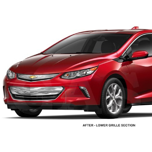 Front Lower Chrome Grille Trim for 2016-2019 Chevrolet Volt Front Lower Chrome Grille Trim for 2016-2019 Chevrolet Volt