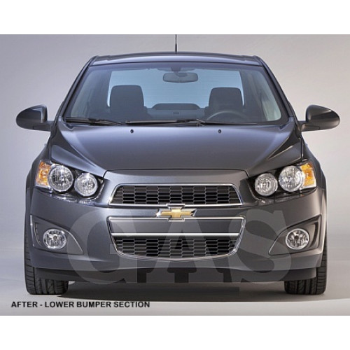 Front Chrome Bumper Trim for 2012-2016 Chevrolet Sonic