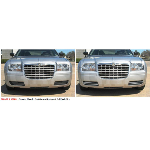 Front Lower Chrome Grille Trim for 2005-2010 Chrysler 300 / 300C