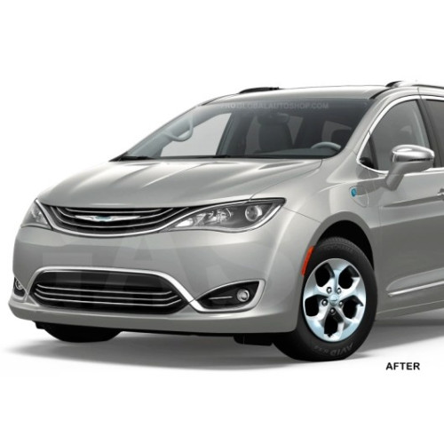 Front Chrome Grille Trim for 2017-2020 Chrysler Pacifica Hybrid