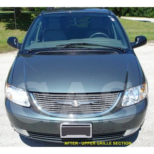 Front Chrome Grille Trim for 1998-2004 Chrysler Town & Country