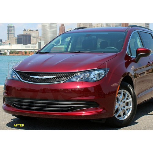 Front Chrome Hood Trim for 2020-2025 Chrysler Voyager