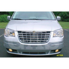 Front Chrome Grille Trim for 2008-2010 Chrysler Town & Country