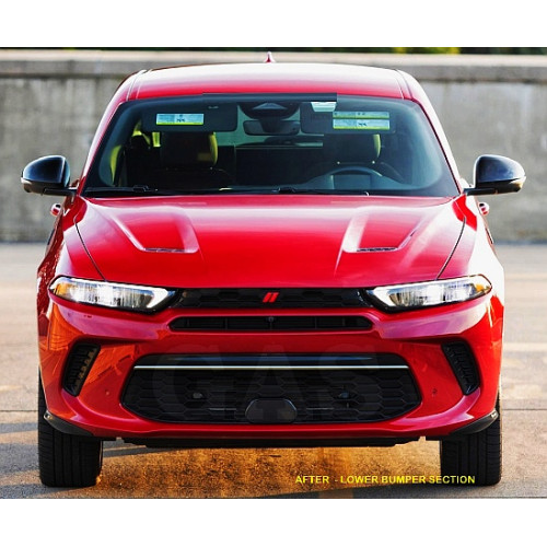 Front Chrome Bumper Trim for 2024-2025 Dodge Hornet