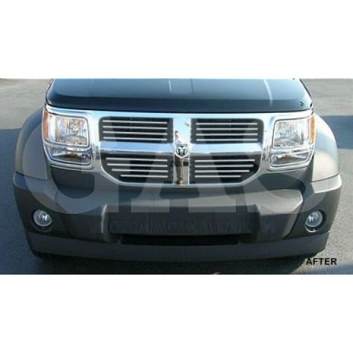 Front Chrome Grille Trim for 2007-2011 Dodge Nitro
