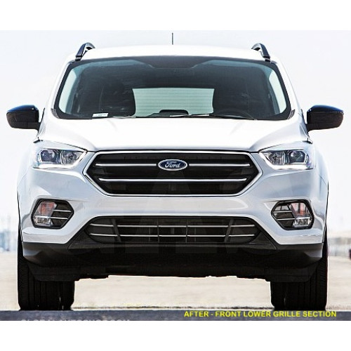 Front Chrome Grille Trim for 2017-2019 Ford Escape