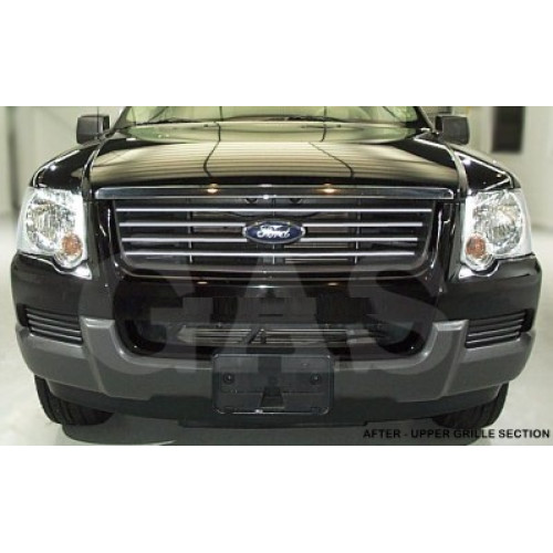 Front Upper Chrome Grille Trim for 2006-2010 Ford Explorer Front Upper Chrome Grille Trim for 2006-2010 Ford Explorer