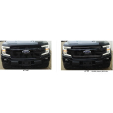 Front Upper Chrome Grille Trim for 2018-2020 Ford F150 Lariat