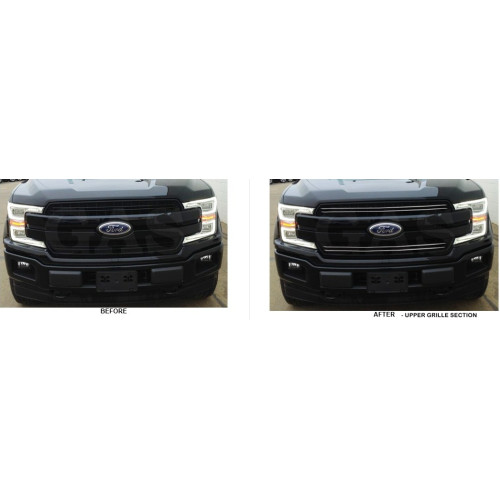 Front Upper Chrome Grille Trim for 2018-2020 Ford F150 Lariat