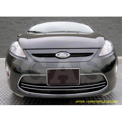 Front Chrome Grille Trim for 2011-2013 Ford Fiesta Hatchback Front Chrome Grille Trim for 2011-2013 Ford Fiesta Hatchback