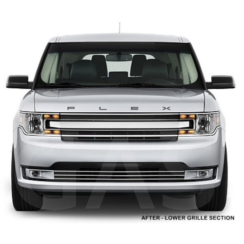 Front Chrome Grille Trim for 2013-2019 Ford Flex Front Chrome Grille Trim for 2013-2019 Ford Flex