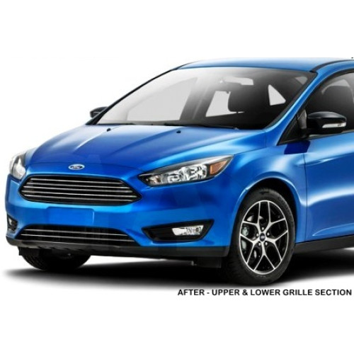 Front Chrome Grille Trim for 2015-2018 Ford Focus