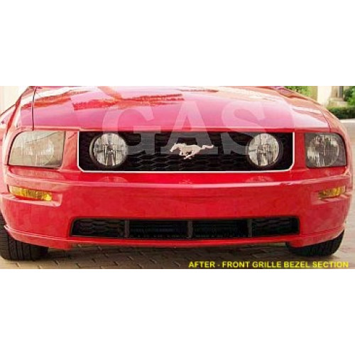 Front chrome bezel grille Trim for 2005-2006 Ford Mustang