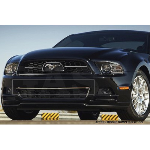 Front Chrome Bumper Trim for 2012-2014 Ford Mustang