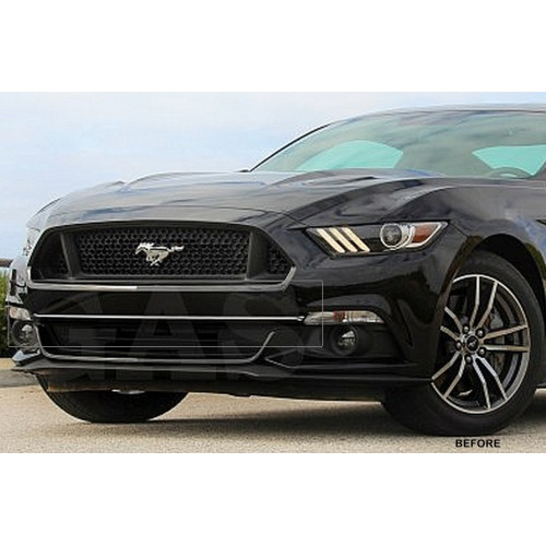 Front Chrome Bumper Trim for 2015-2017 Ford Mustang Front Chrome Bumper Trim for 2015-2017 Ford Mustang