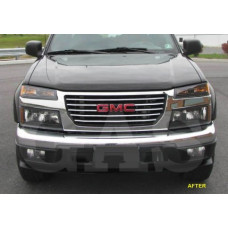 Front Upper Chrome Grille Trim for 2004-2012 GMC Canyon