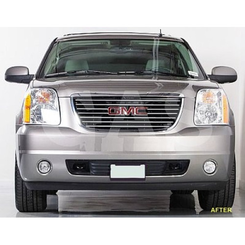 Front Upper Chrome Grille Trim for 2007-2014 GMC Yukon