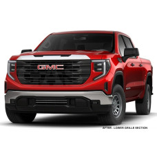 Front Lower Chrome Grille Trim for 2022-2025 GMC Sierra
