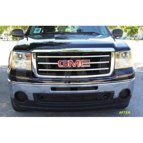 Front Upper Chrome Grille Trim for 2007-2013 GMC Sierra