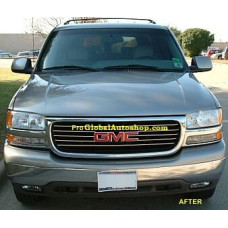 Front Upper Chrome Grille Trim for 1994-2006 GMC Yukon