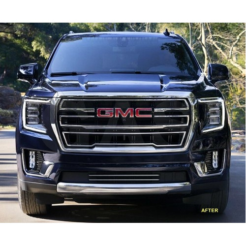 Front Lower Chrome Grille Trim for 2021-2024 GMC Yukon