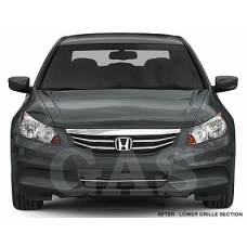 Front Lower Chrome Grille Trim for 2011-2012 Honda Accord Sedan