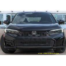 Front Chrome Bumper Trim for 2025+ Honda Civic Coupe