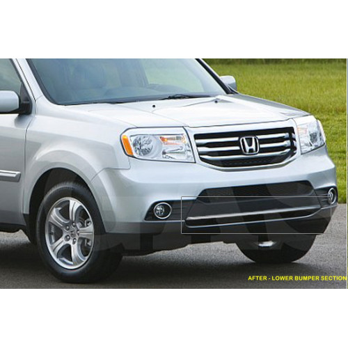 Front Chrome Bumper Trim for 2012-2015 Honda Pilot