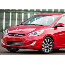 Front Lower Chrome Grille Trim for 2012-2017 Hyundai Accent