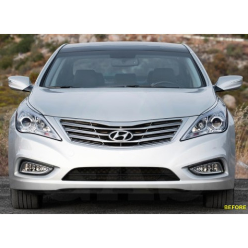 Front Lower Chrome Grille Trim for 2012-2017 Hyundai Azera