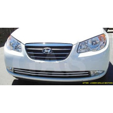 Front Lower Chrome Grille Trim for 2007-2010 Hyundai Elantra