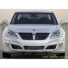 Front Lower Chrome Grille Trim for 2010-2016 Hyundai Equus