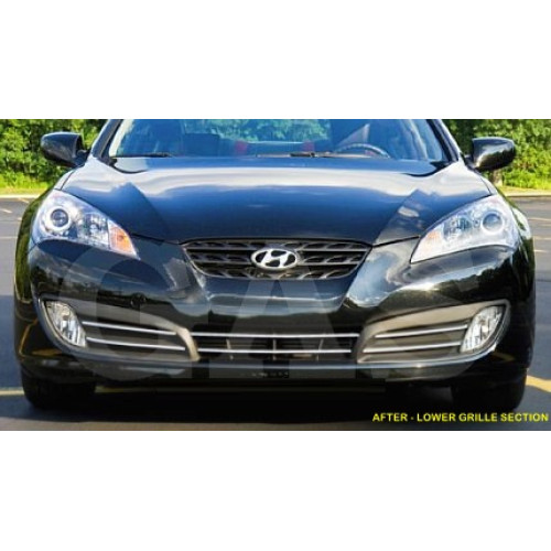 Front Chrome Grille Trim for 2010-2012 Hyundai Genesis Coupe