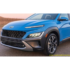 Front Lower Chrome Bumper Trim for 2022-2023 Hyundai Kona